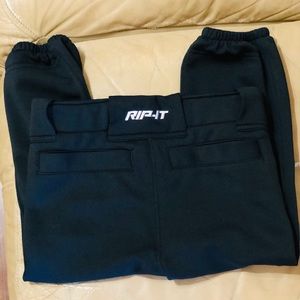 Ripit girls black classic softball pant